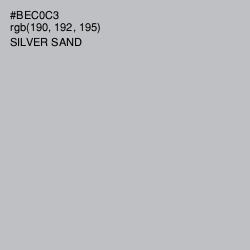 #BEC0C3 - Silver Sand Color Image
